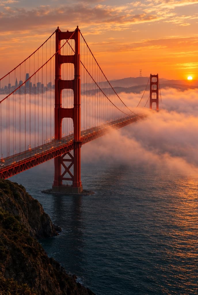 San Francisco — Bay fog & golden light